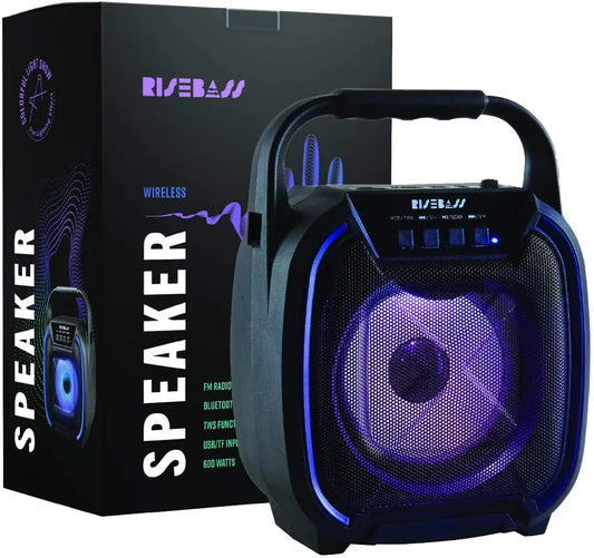 8" 600 watt Speaker - Portable Wireless Bluetooth Speaker