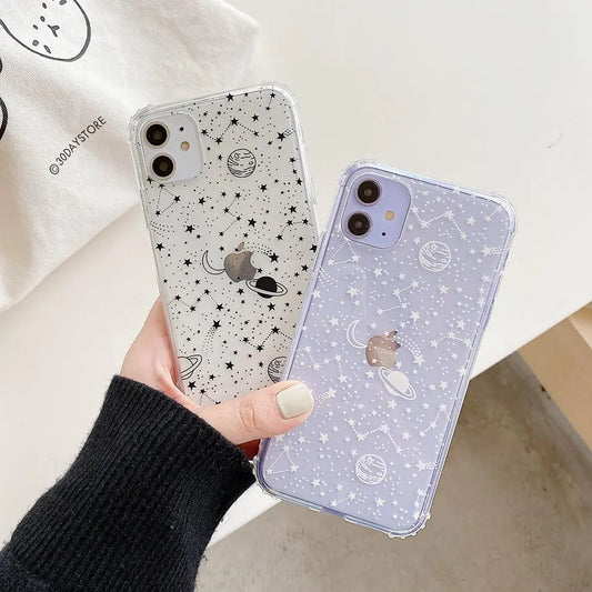 Clear Cosmos Phone Case